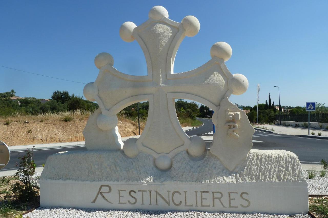 Les Cigalous Bed & Breakfast Restinclieres Exterior foto