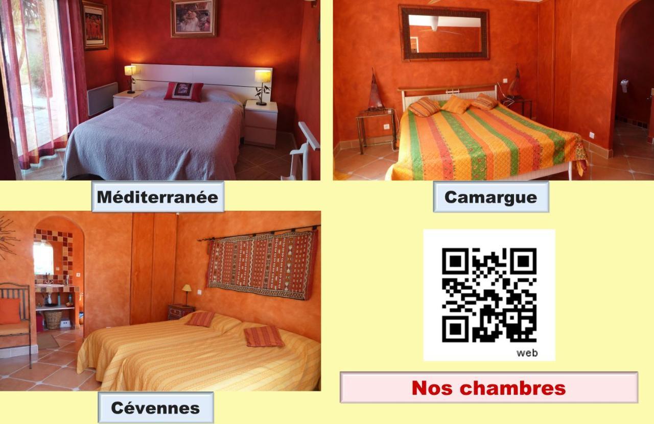 Les Cigalous Bed & Breakfast Restinclieres Exterior foto
